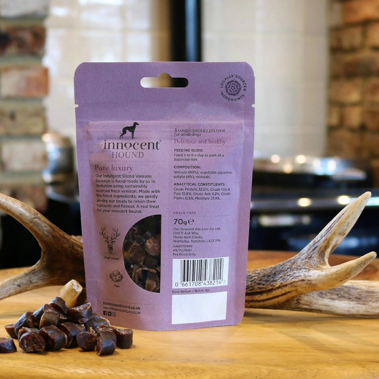 The Innocent Hound Sliced Venison Sausages