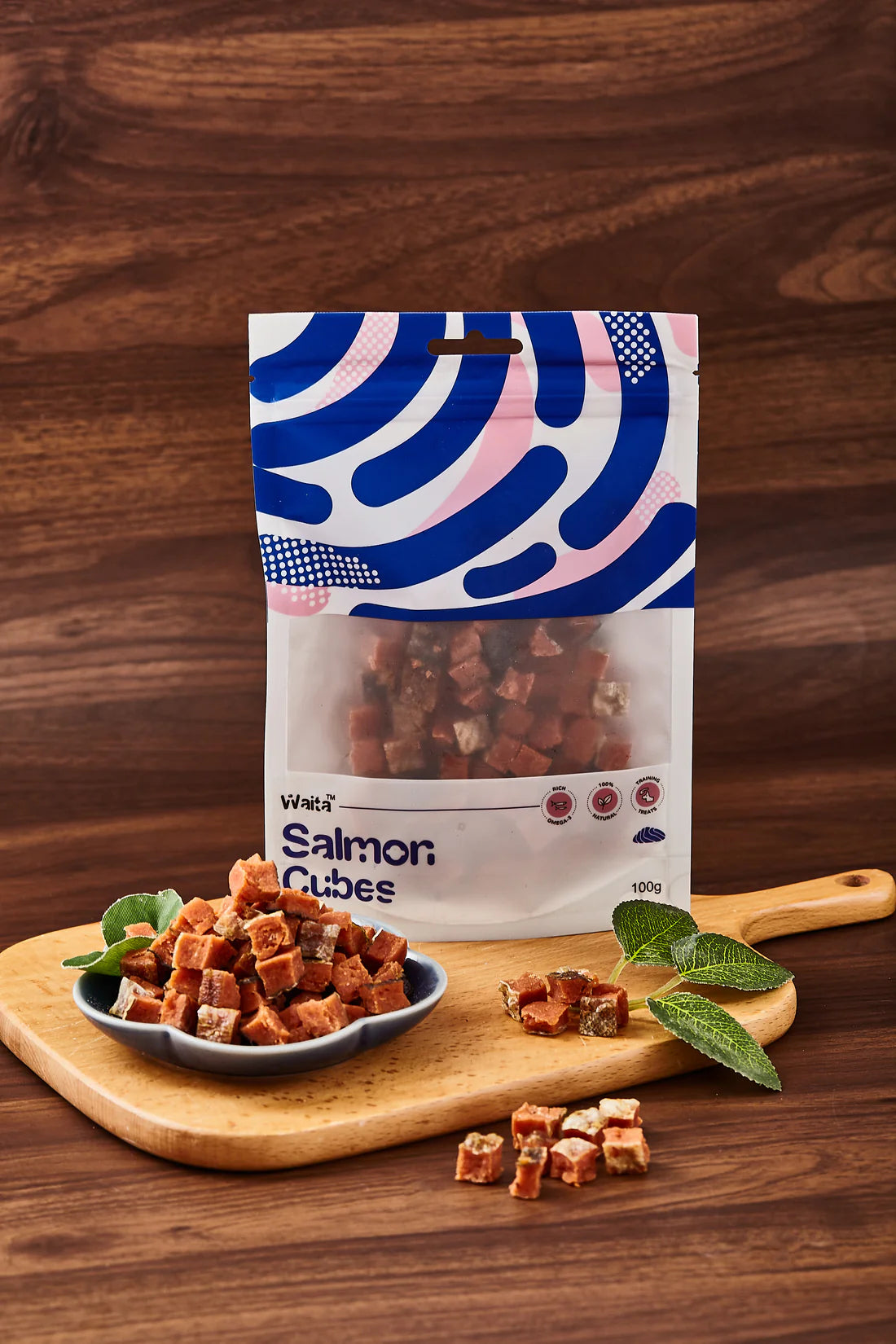 Waita Air Dried Salmon Cubes (100g)