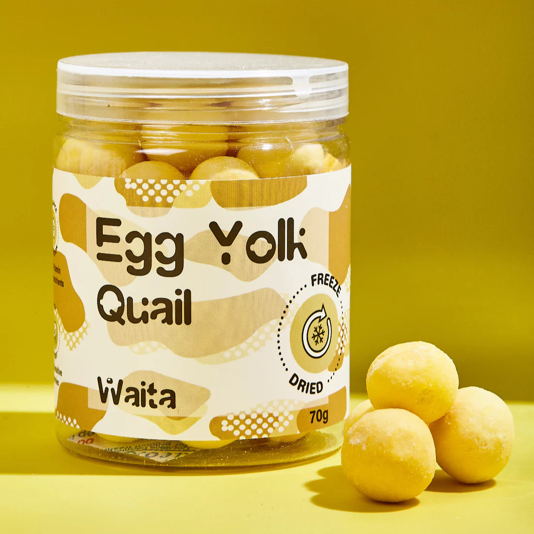 Waita Freeze Dried Quail Egg Yolk (70g)