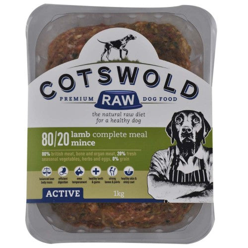 Cotswold Raw 80/20 Active Mince Range (1kg)