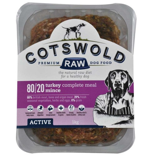 Cotswold Raw 80/20 Active Mince Range (1kg)