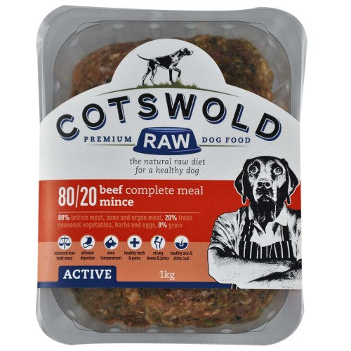 Cotswold Raw 80/20 Active Mince Range (1kg)
