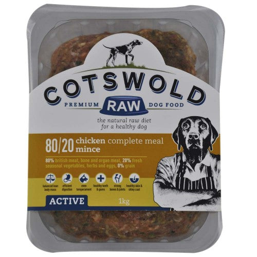 Cotswold Raw 80/20 Active Mince Range (1kg)