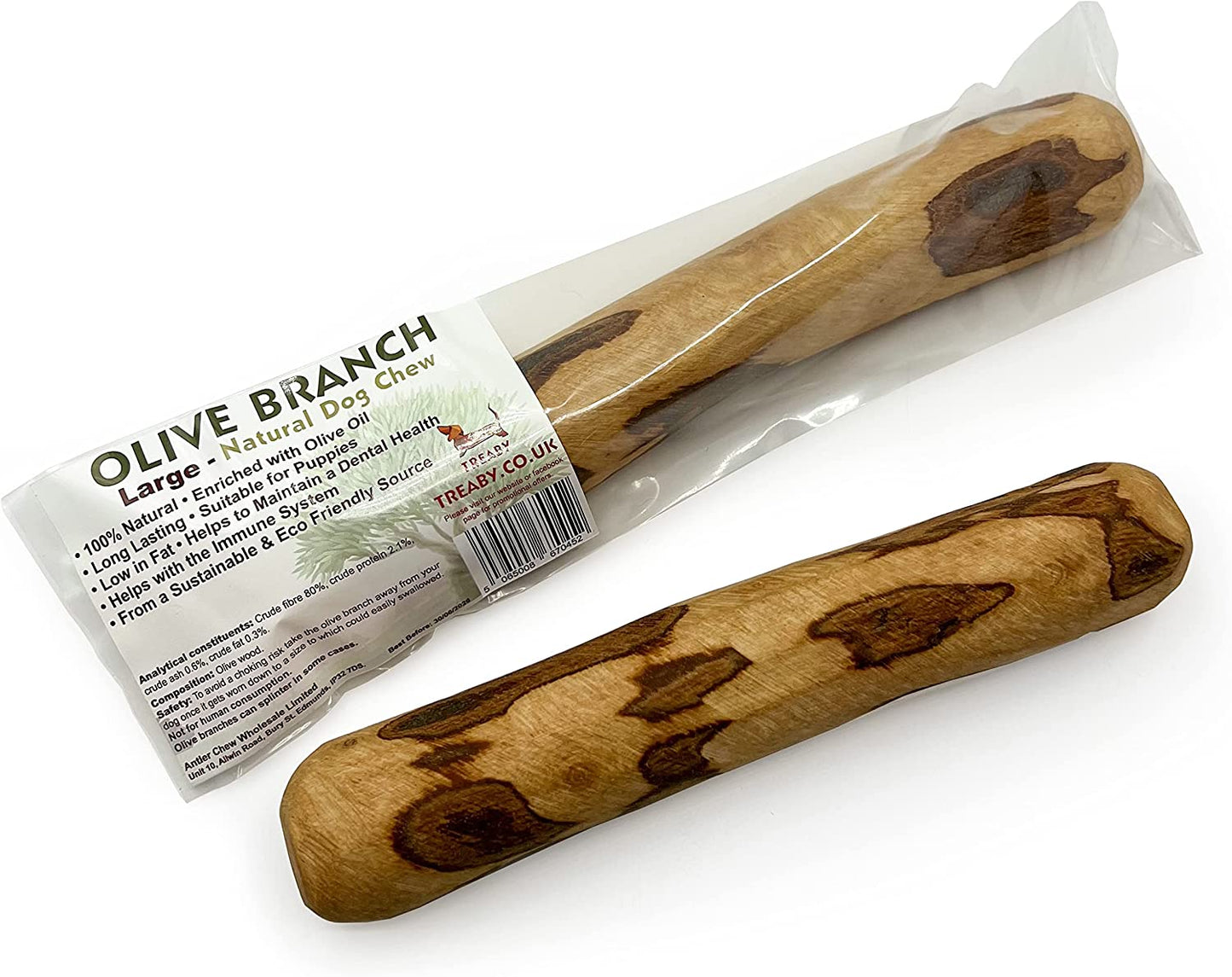 Olive Wood Dog Chew (Large)