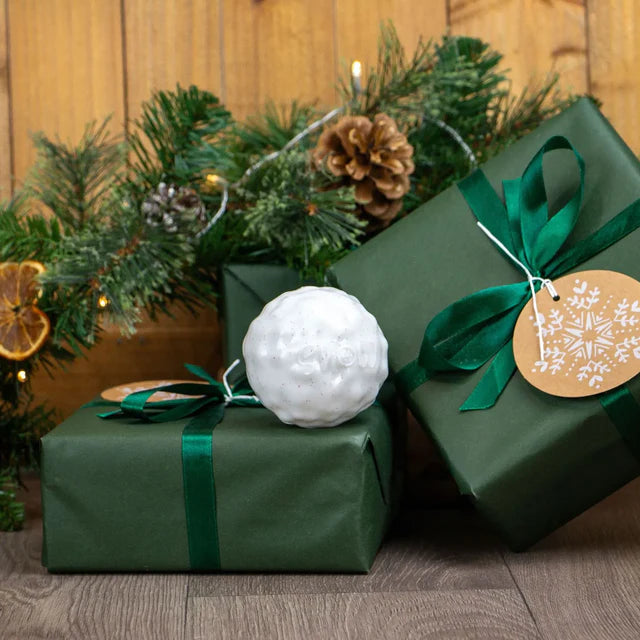 Bouncy Snowball Dog Toy