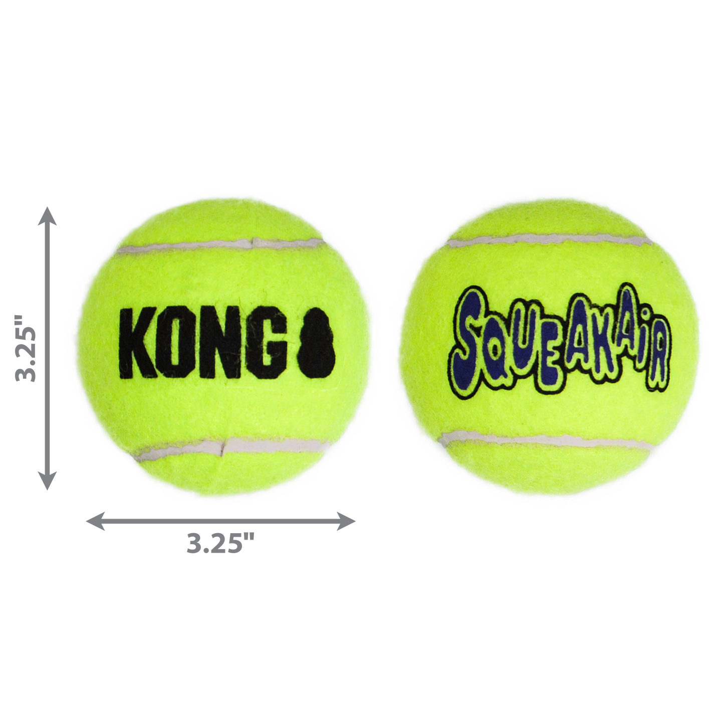 KONG SqueakAir Balls 2 Pack Large