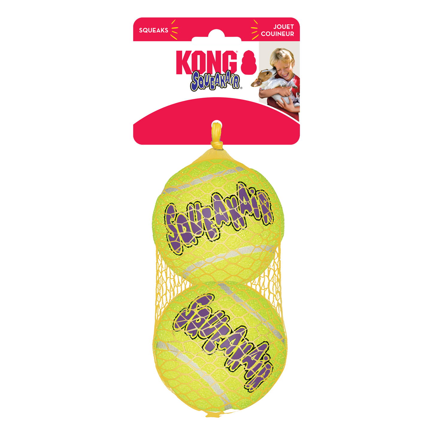 KONG SqueakAir Balls 2 Pack Large