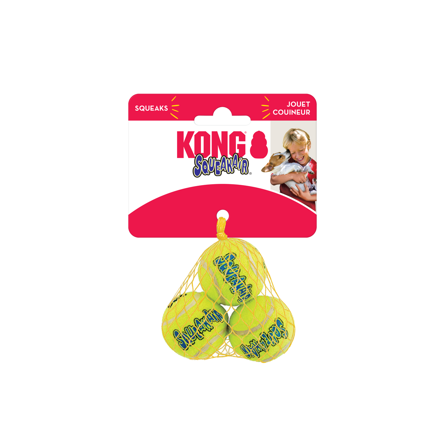 KONG SqueakAir Balls 3 Pack XS