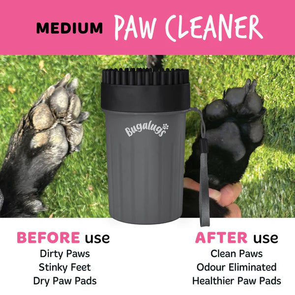 Paw Cleaner for Cats and Dogs Black (Medium)