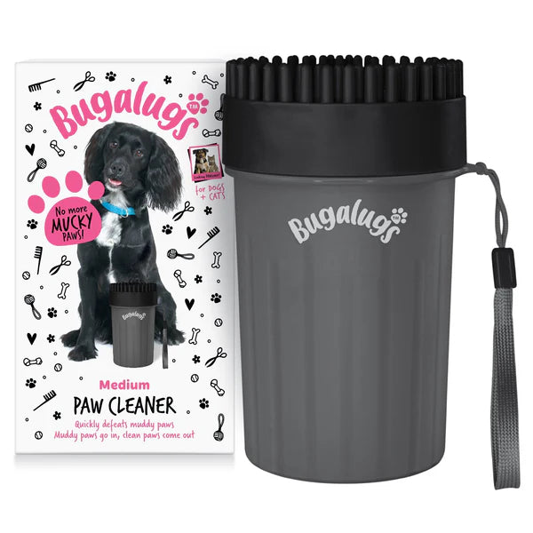 Paw Cleaner for Cats and Dogs Black (Medium)