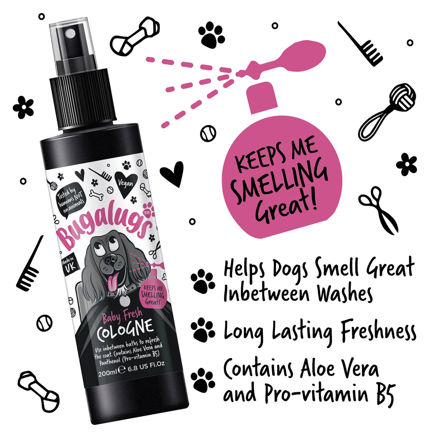 Bugalugs Baby Fresh Pet Cologne (200ml)