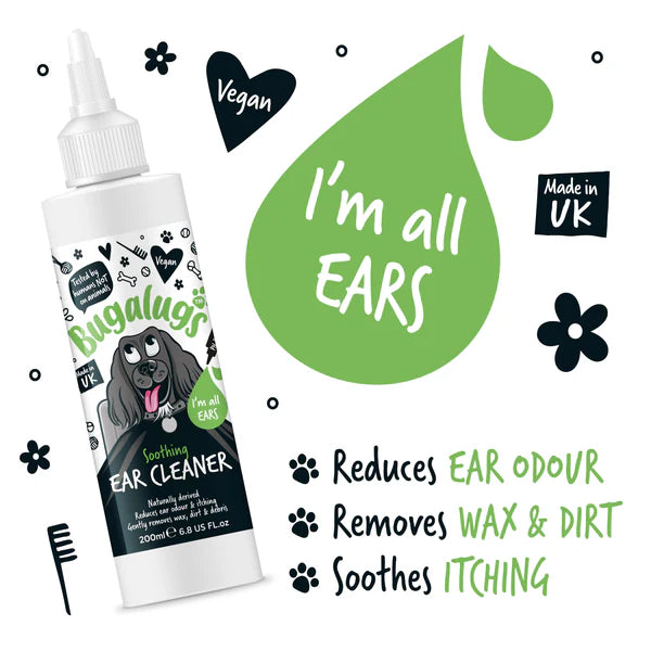 Bugalugs Soothing Ear Cleaner for Dogs (200ml)