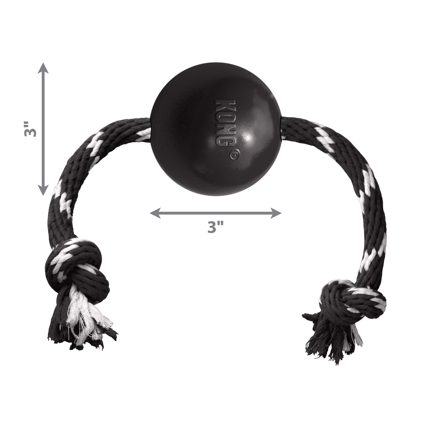 KONG Extreme Ball with Rope (Large)