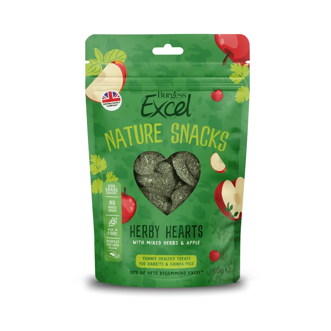 Excel Nature Snacks Herby Hearts (60g)