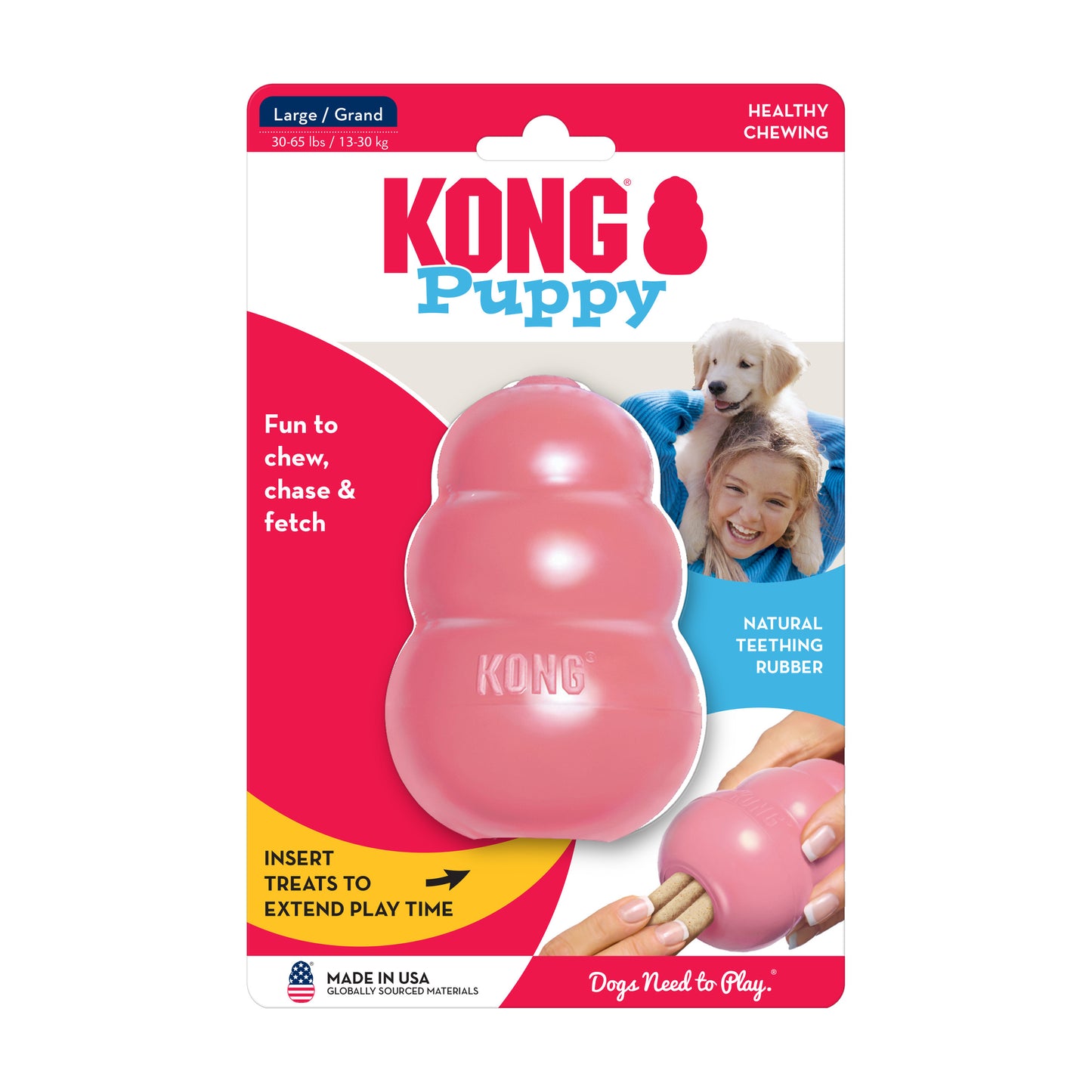 KONG Puppy Pink Large