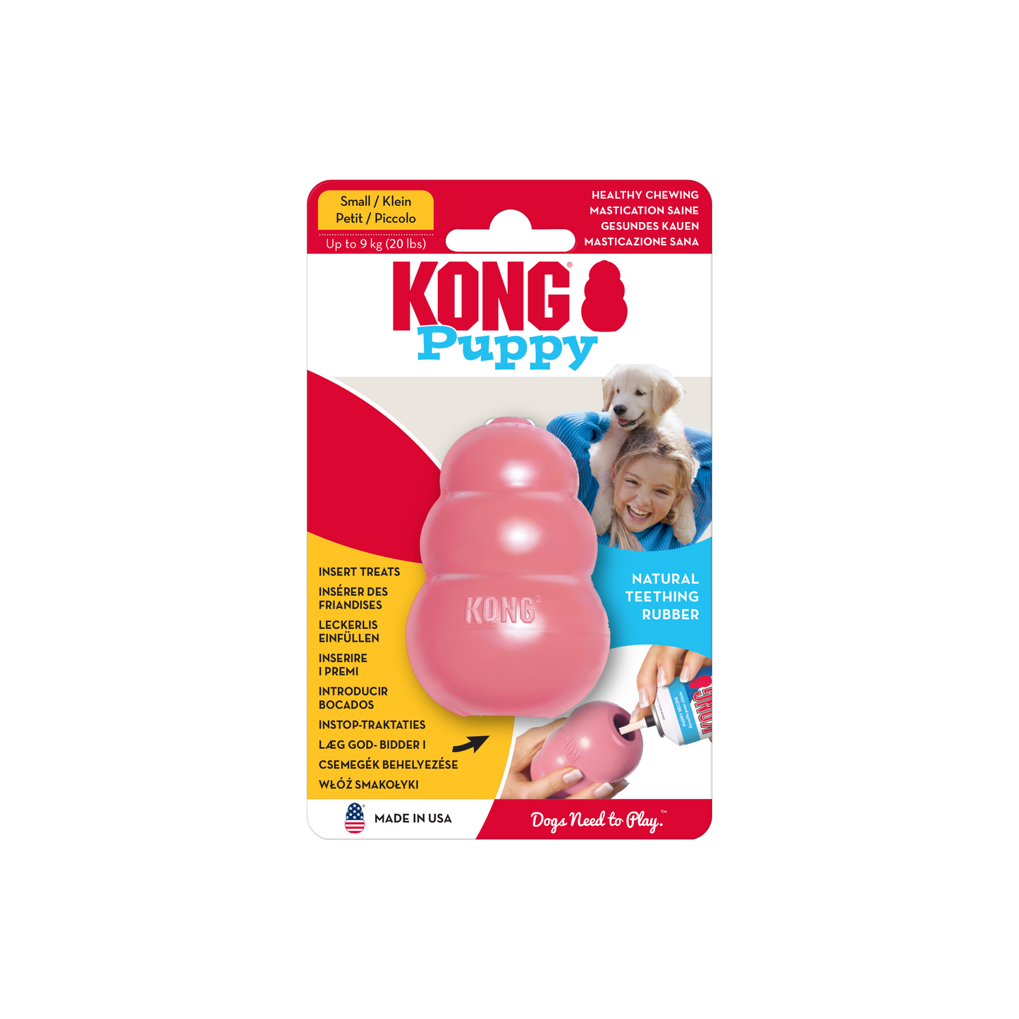 KONG Puppy Pink Small