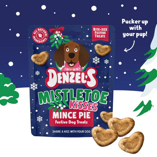 Denzel's Mistletoe Kisses Mince Pie Festive Dog Treats
