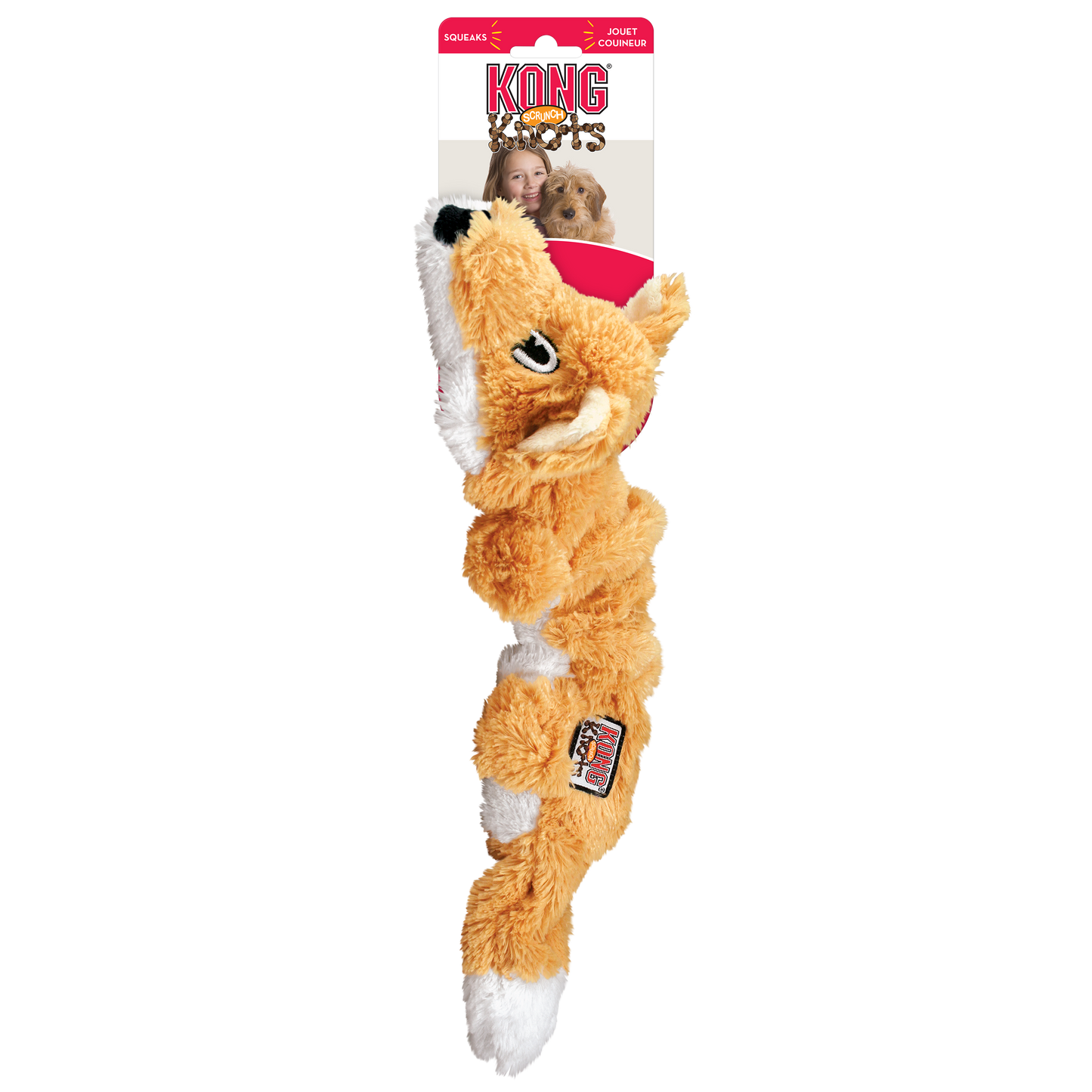 KONG Scrunch Knots Fox Md/Lg