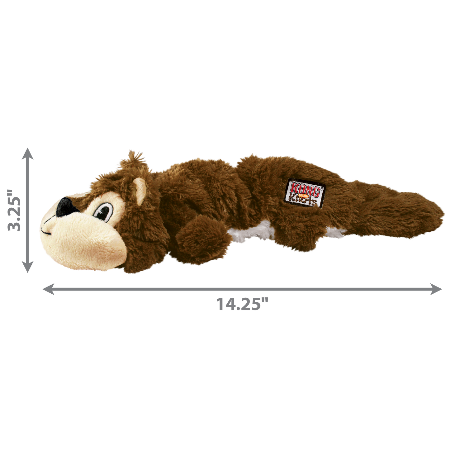 KONG Scrunch Knots Squirrel Md/Lg