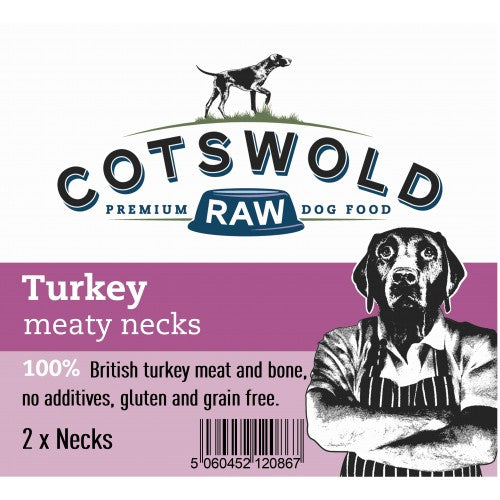 Cotswold Raw Frozen Turkey Necks *LOCAL DELIVERY & CLICK AND COLLECT ONLY*