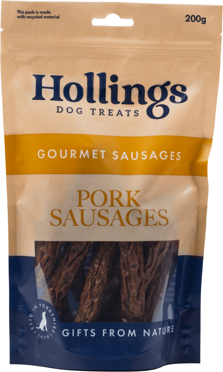 Hollings Dog Treats Pork Sausages (200g)