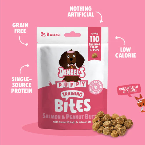 Denzels Puppy Training Bites Salmon and Peanut (100g)