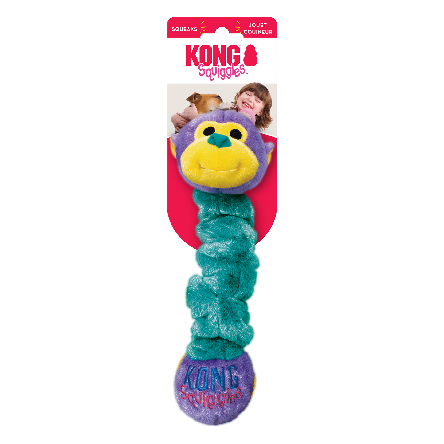 KONG Squiggles Assorted Characters Small
