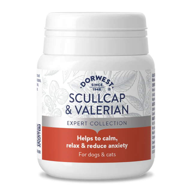 Dorwest Scullcap & Valerian Tablets for Cats and Dogs (200 tablets)