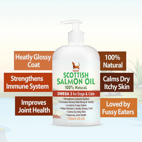 Treaby Scottish Salmon Oil (500ml)