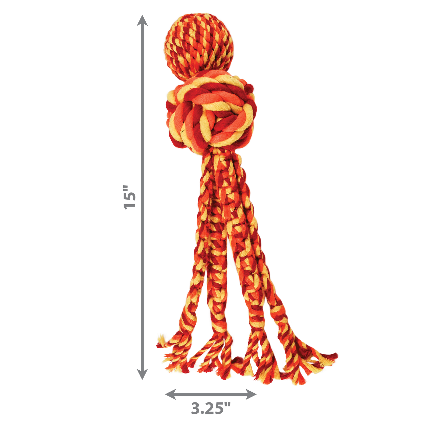 KONG Wubba Weaves with Rope (Large)