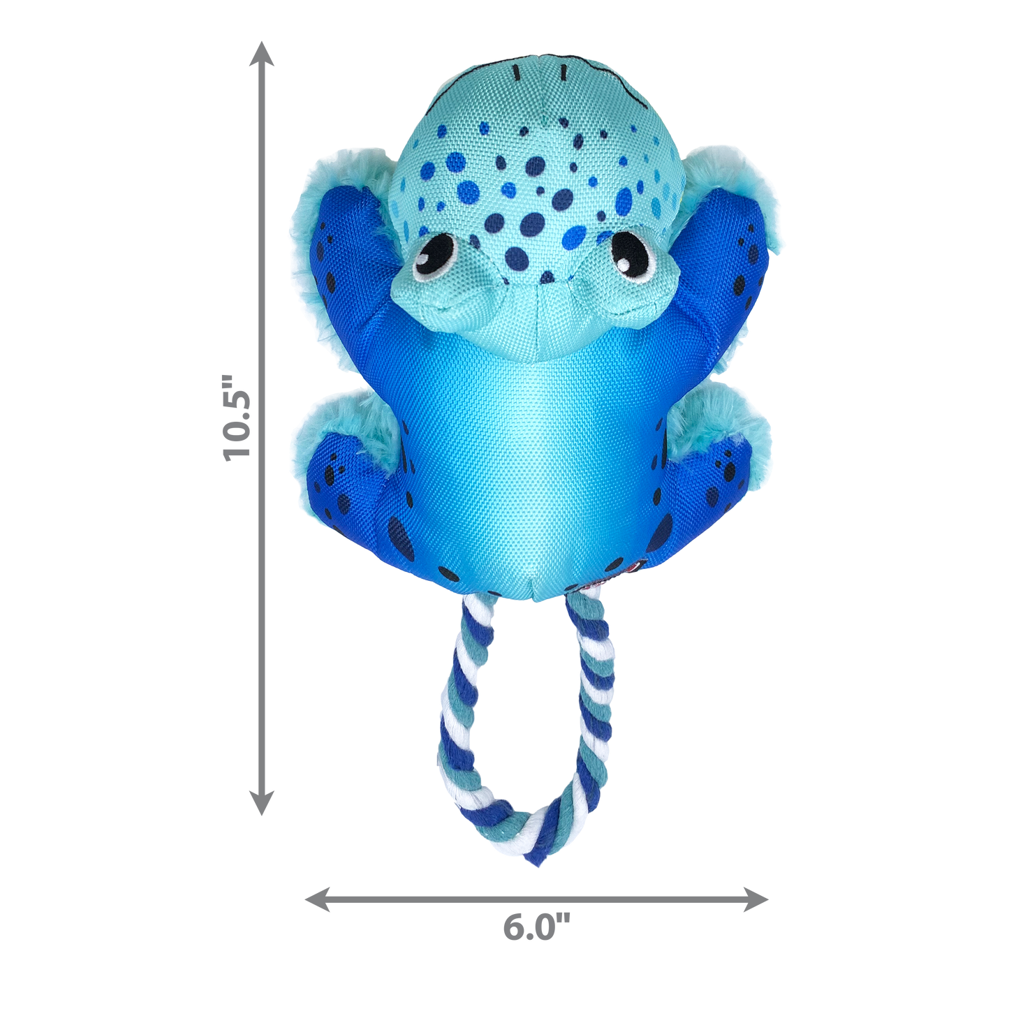 KONG Cozie Tuggz Frog Small/Medium