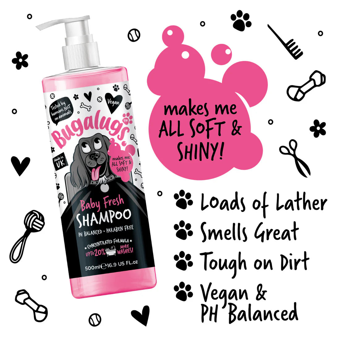 Bugalugs Baby Fresh Shampoo (500ml)