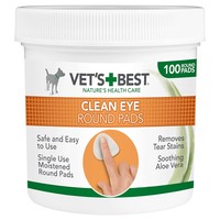 Vets Best Clean Eye Round Pads (100 Pads)