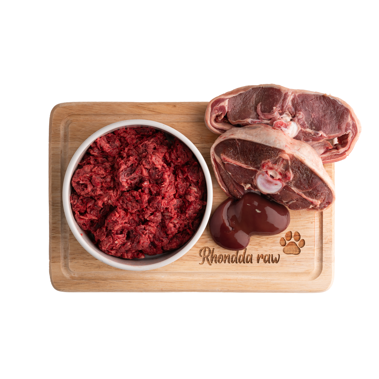 Rhondda Raw Dog Food 80/10/10 Range (454g)