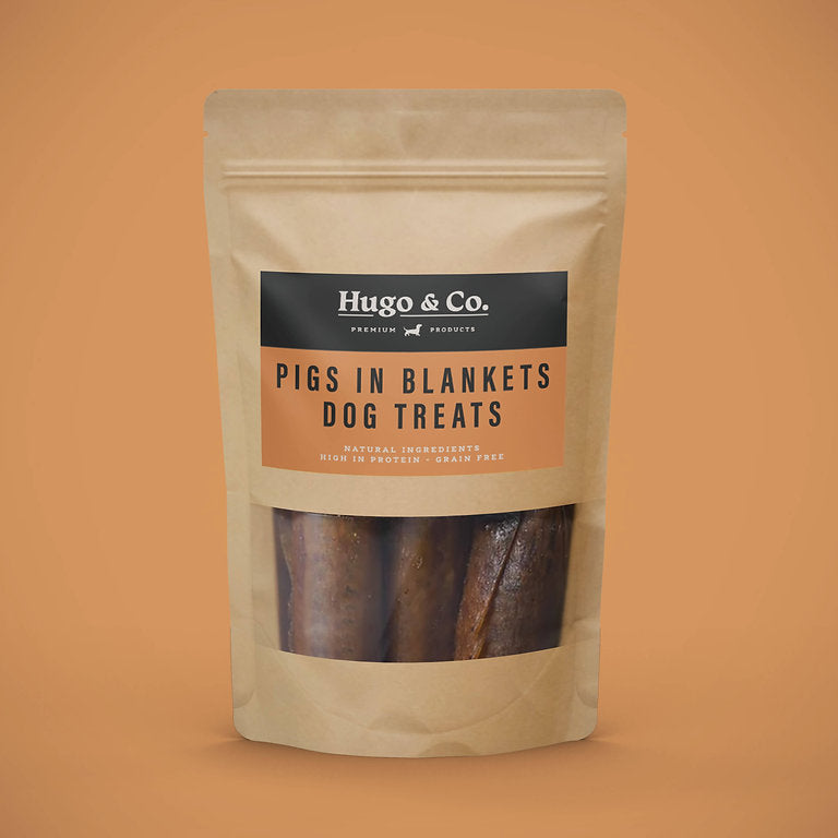 Hugo & Co Pigs in Blankets Dog Treats (80g)