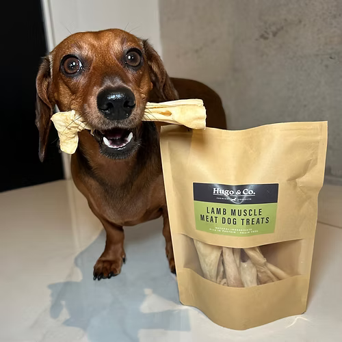 Hugo & Co Lamb Muscle Meat Dog Treats (60g)