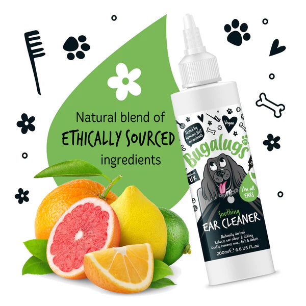 Bugalugs Soothing Ear Cleaner for Dogs (200ml)