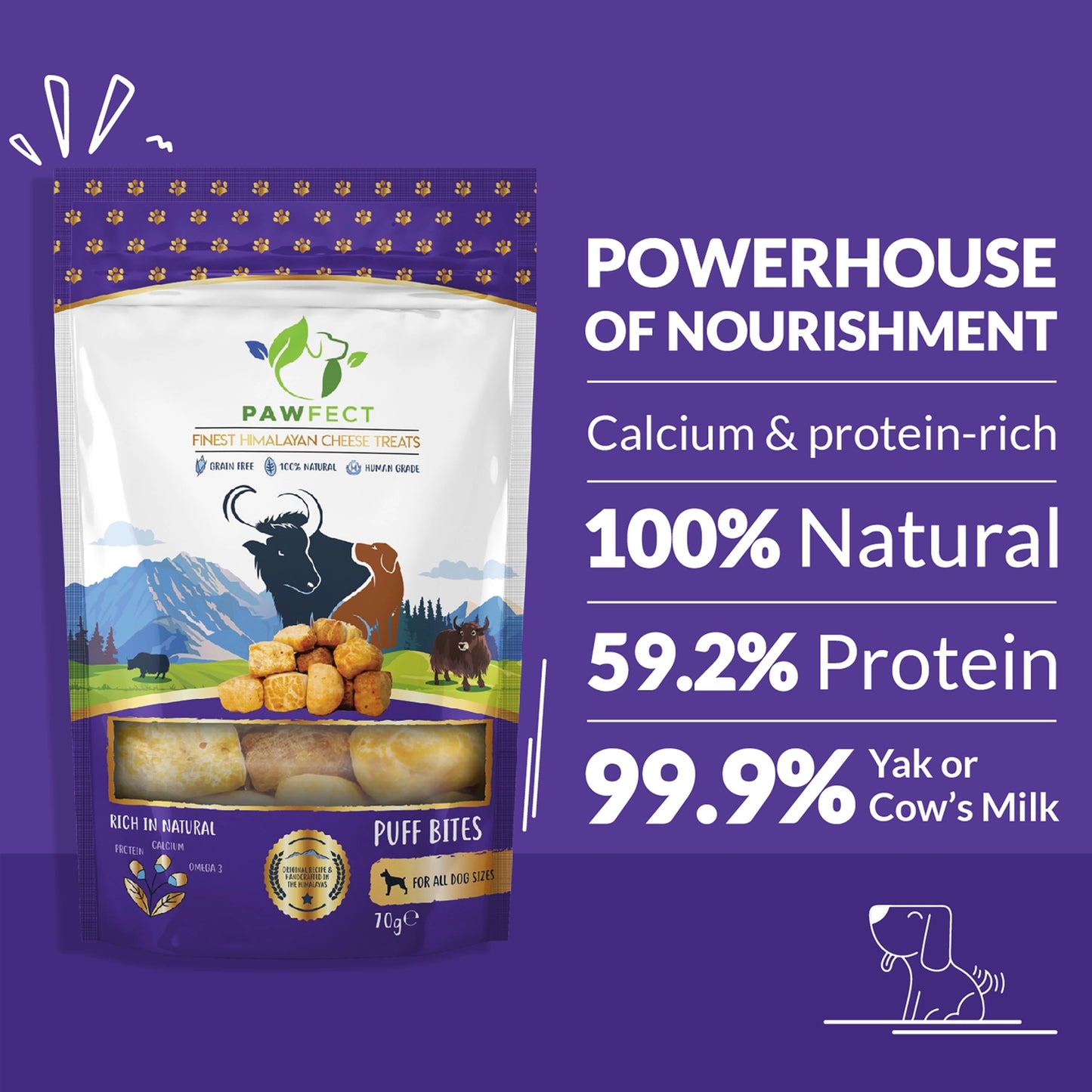Pawfect Himalayan Cheese Puffs (70g)