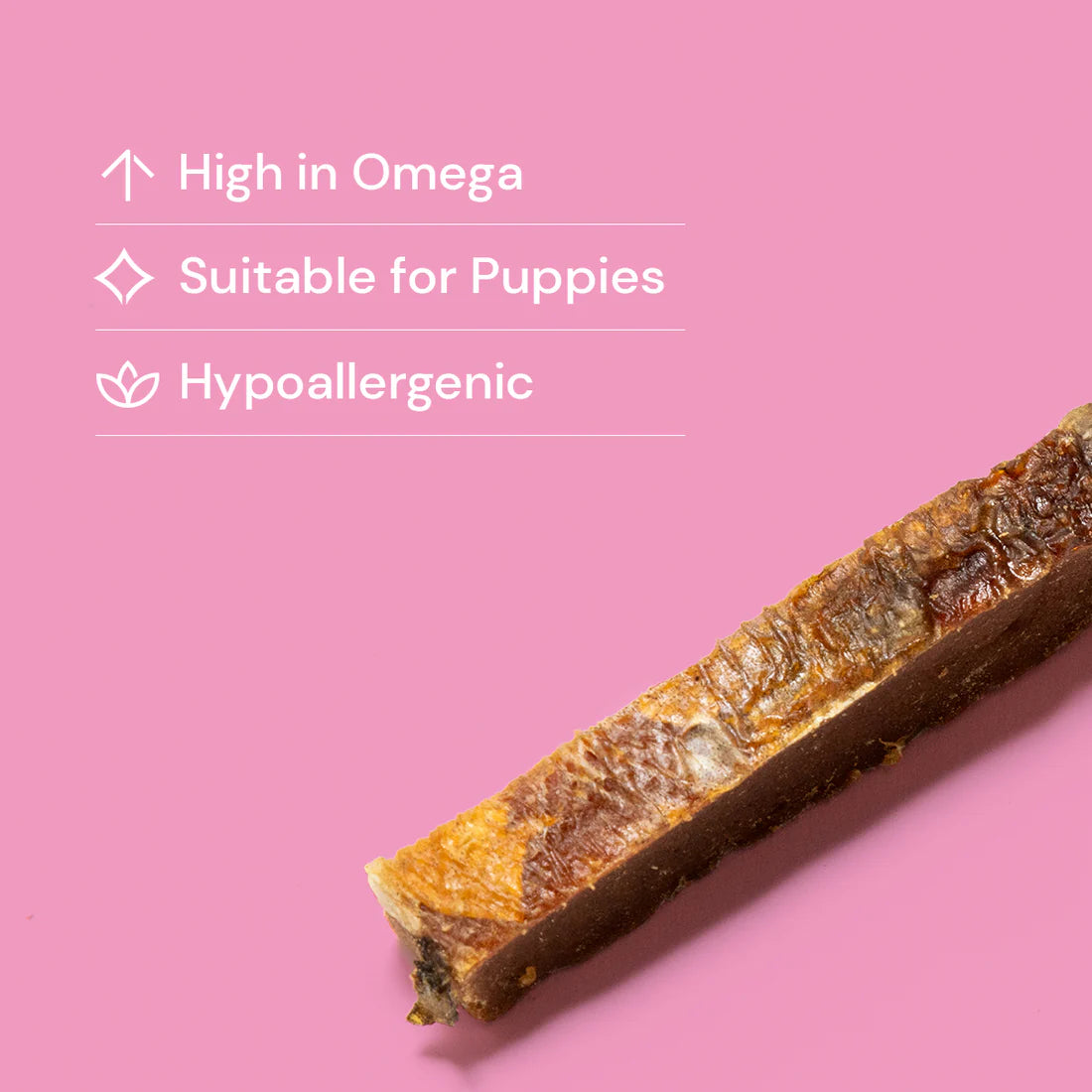 Natural Chews Salmon Skin Strips (300g)