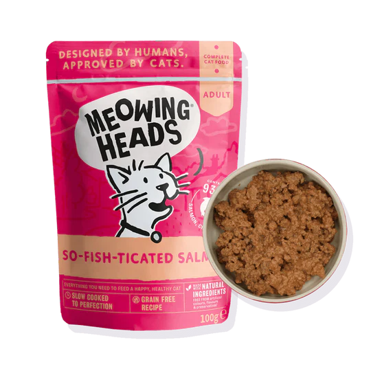 Meowing Heads Cat Food Pouches (100g)