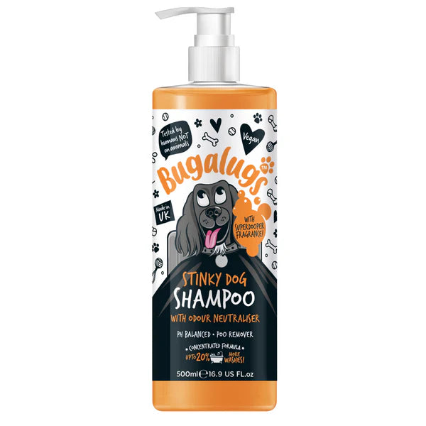 Bugalugs Stinky Dog Shampoo with Odour Neutraliser (500ml)