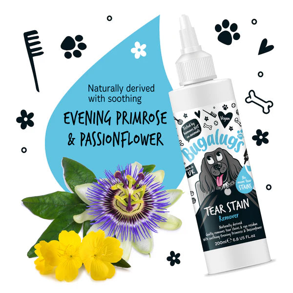 Bugalugs Tear Stain Remover Solution for Dogs (200ml)