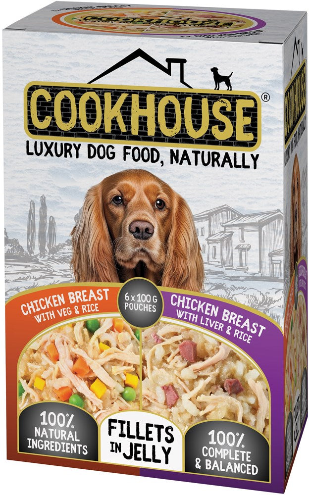 Cookhouse Dog Pouches (100g x6)