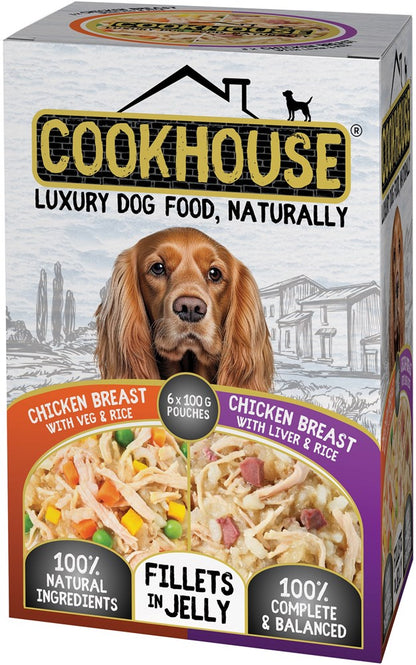Cookhouse Dog Pouches (100g x6)