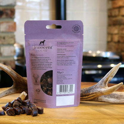 The Innocent Hound Sliced Venison Sausages