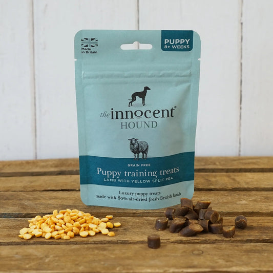 The Innocent Hound Lamb with Yellow Split Pea Puppy Training Treats (70g)