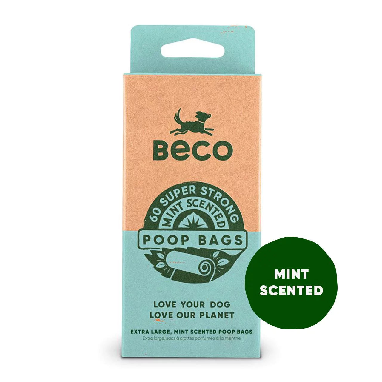 60 Beco Poop Bags With Handles