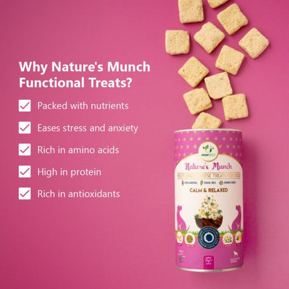 Pawfect Nature's Munch Freeze Dried - Calm & Relaxed Cheese Treats (75g)