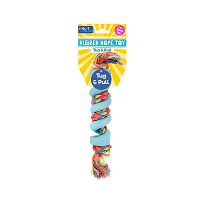 Durable Rubber Rope Dog Toy