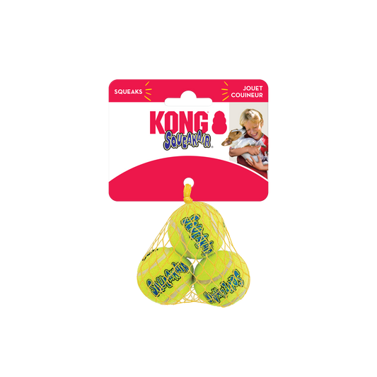 KONG SqueakAir Balls 3 Pack XS